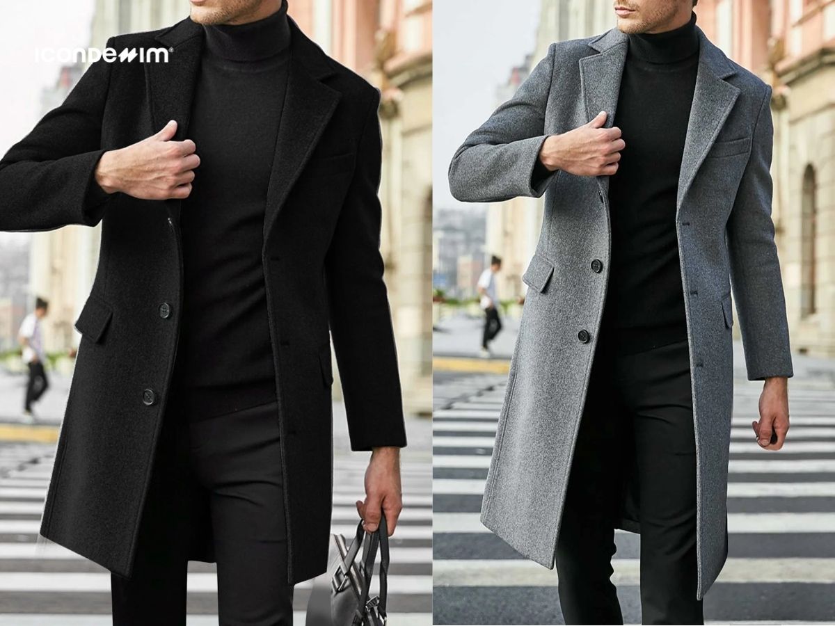 Áo khoác dạ ấm áp thanh lịch